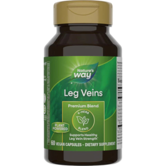 Nature's Way Leg Veins, 60 capsules, front of bottle