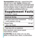 Nature's Way Milk Thistle 60 capsules supplement facts label