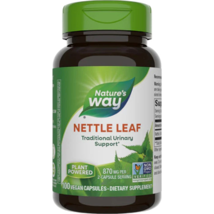 Nature's Way Nettle Leaf, 100 capsules, front of bottle