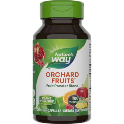 Nature's Way Orchard Fruits, 60 vegetarian capsules, front of bottle