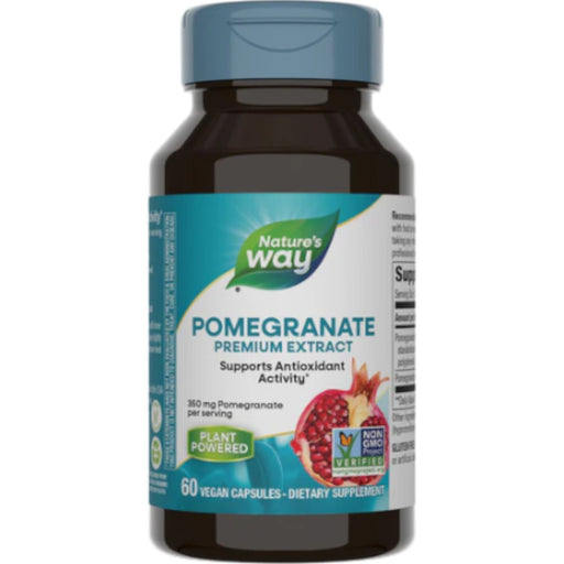 Nature's Way Pomegranate, 60 vegetarian capsules, front of bottle