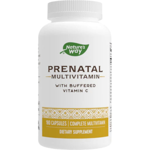 Nature's Way Prenatal Multivitamin, 180 capsules, front of bottle