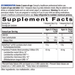 Nature's Way Primadophilus Reuteri Probiotic Powder 5 oz supplement facts label