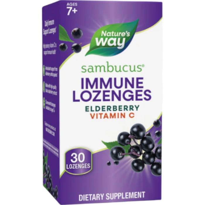 Nature's Way Sambucus Original Lozenges, 30 lozenges, front of box