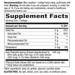 Nature's Way Saw Palmetto 160 mg 60 softgels supplement facts label