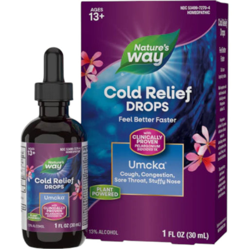 Nature's Way Umcka ColdCare Original Drops, 1 oz, front of box