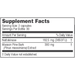 NBI Nattopine 60 capsules supplement facts label