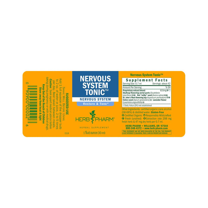 Nervous System Tonic Compound by Herb Pharm