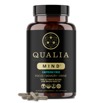Neurohacker Qualia Mind Caffeine Free, 90 capsules, front of bottle