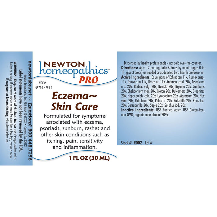 PRO Eczema Skin Care 1 fl oz by Newton Homeopathics Pro
