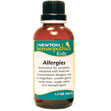 Newton Homeopathics Pro Allergies Kids Pellets, 1.7 oz, front of bottle