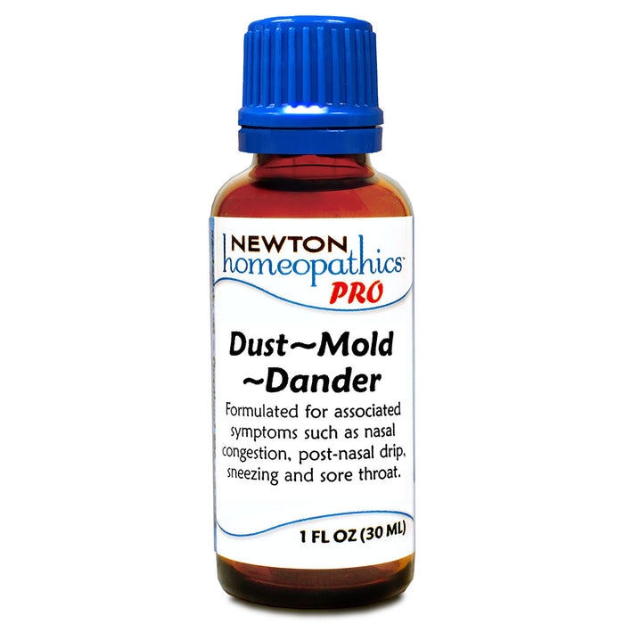 Newton Homeopathics Pro Dust Mold Dander, 1 fl oz, front of bottle
