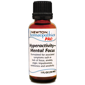 Newton Homeopathics Pro Hyperactivity and Mental Focus, 1 fl oz, front of bottle