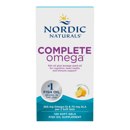 Nordic Naturals Complete Omega, 120 softgels, front of box