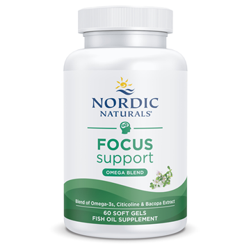 Nordic Naturals Focus Support, 60 softgels, front of bottle