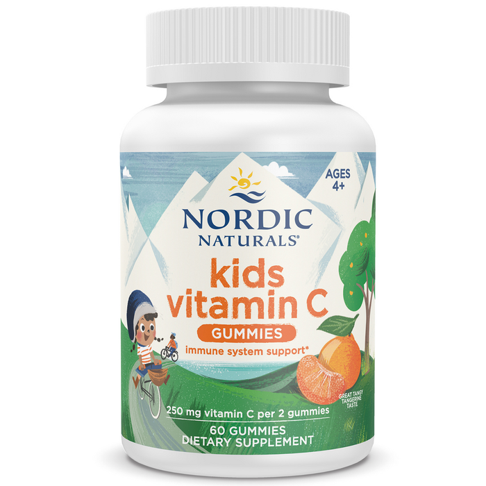 Nordic Naturals Kids Vitamin C, 60 gummies, front of bottle