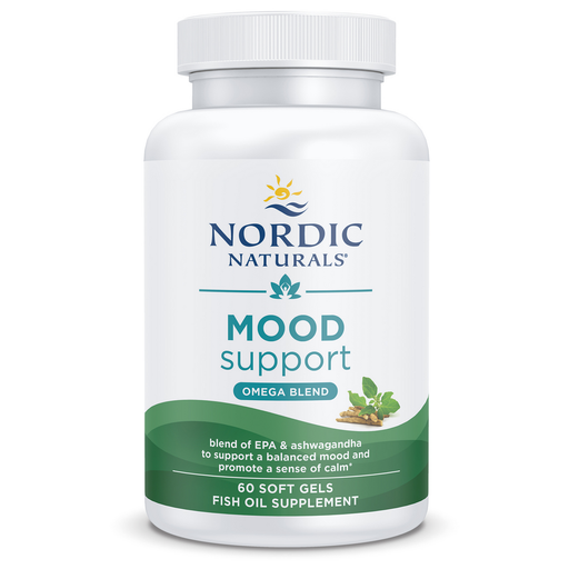 Nordic Naturals Mood Support Omega Blend, 60 softgels, front of bottle