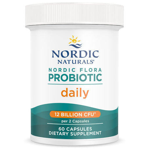 Nordic Naturals Nordic Flora Probiotic Daily, 60 capsules, front of bottle
