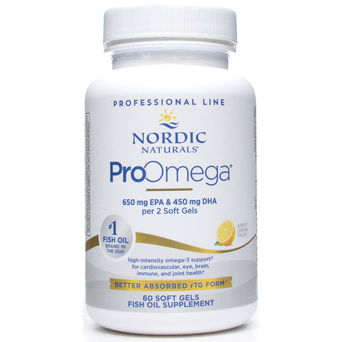 Nordic Naturals, ProOmega Lemon 1000 mg 60 gels