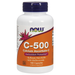 NOW C-500 Calcium Ascorbate-C, 100 capsules, front of bottle