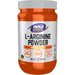 NOW L-Arginine Powder, 1 lb, front of jar