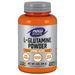 NOW L-Glutamine Powder, 170 g, front of jar
