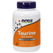 NOW Taurine Powder (100% Pure), 8 oz, front of jar