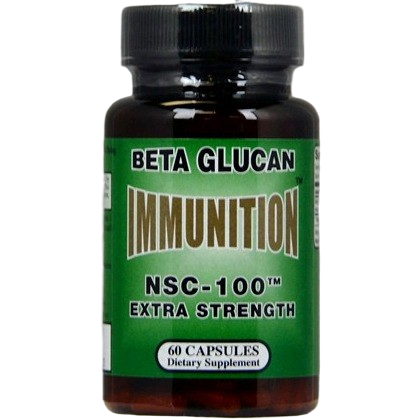 NSC Beta Glucan Immunition NSC-100, 60 capsules, front of bottle