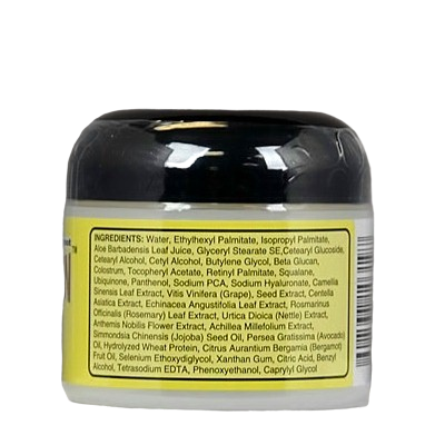 NSC ImmuSkin Cream 2 oz back of jar