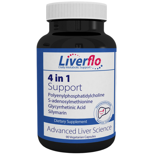 Nutrasal Liverflo, 90 capsules, front of bottle