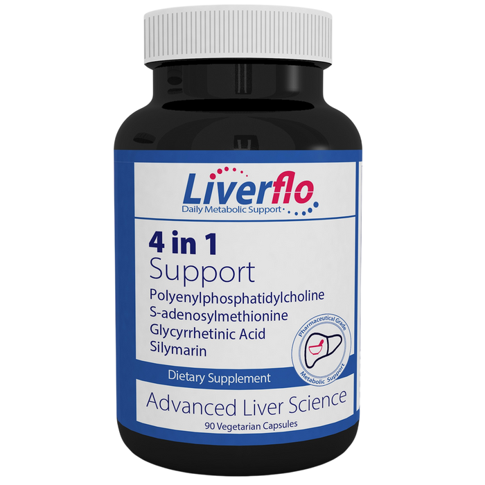 Nutrasal Liverflo, 90 capsules, front of bottle
