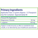 Nutrasal Magnesium L-Arginine Cream 8 oz ingredients panel