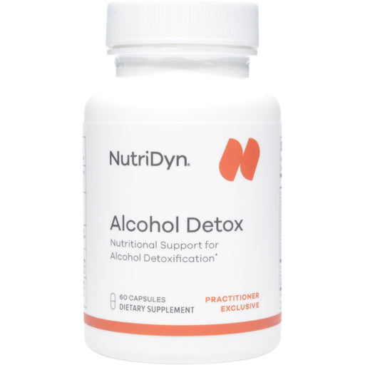 NutriDyn Alcohol Detox, 60 capsules, front of bottle