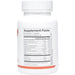 NutriDyn Alcohol Detox 60 capsules supplement facts label