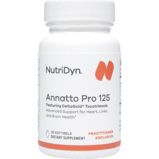 NutriDyn Annatto Pro 125, 30 softgels, front of bottle