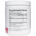 NutriDyn BCAA Drink powder 30 servings supplement facts label