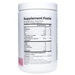 NutriDyn Cardio Flow Berry Lemonade powder 30 servings supplement facts label