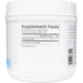 NutriDyn Creatine Powder 17.81 oz supplement facts label