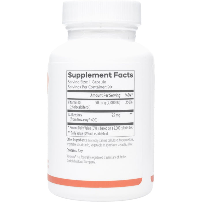 NutriDyn D3 2000 Iso Complete 90 capsules supplement facts label