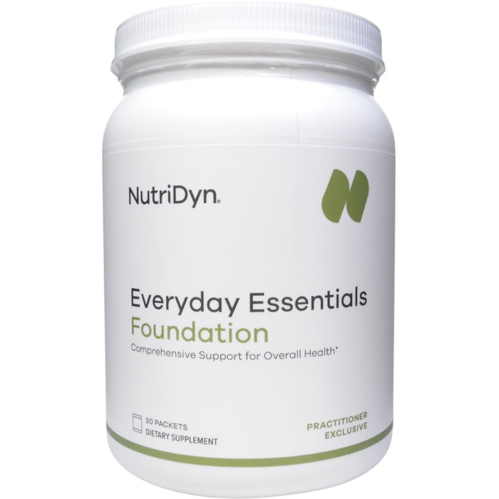 NutriDyn Everyday Essentials Foundation, 30 packets, front of container