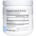 NutriDyn GI Defend powder 2.65 oz supplement facts label