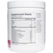 NutriDyn GI Integrity Berry powder supplement facts label