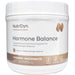 NutriDyn Hormone Balance Caramel Macchiato powder, front of canister