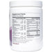 NutriDyn Hydrate Grape powder supplement facts label