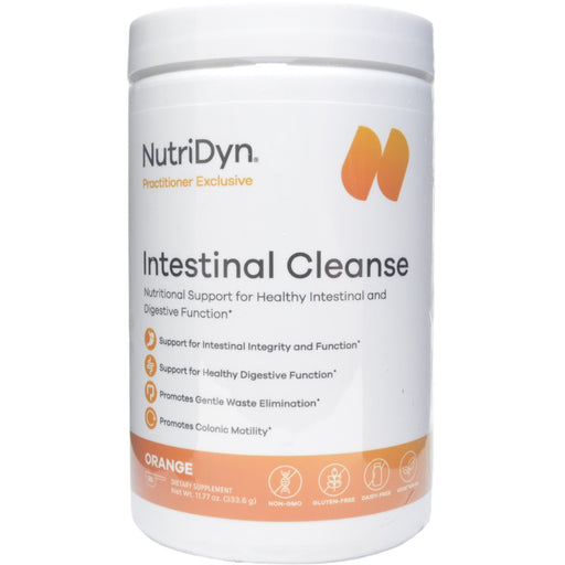 NutriDyn Intestinal Cleanse powder, front of canister
