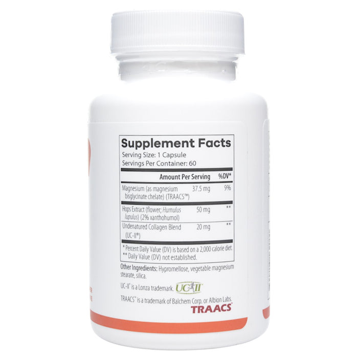 NutriDyn Joint Eze 60 capsules supplement facts label