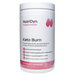 NutriDyn Keto Burn Raspberry Lemonade powder, front of canister