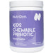 NutriDyn Kids Chewable Probiotic Grape, 120 tablets, front of jar