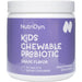 NutriDyn Kids Chewable Probiotic Grape, 60 tablets, front of jar