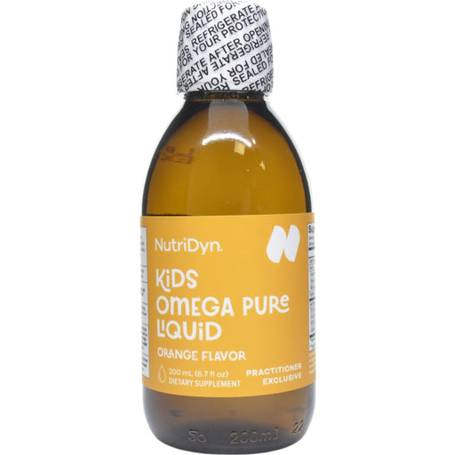 NutriDyn Kids Omega Pure Liquid, 200 mL, front of bottle
